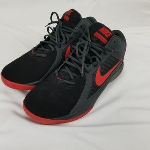nike overplay viii black and red